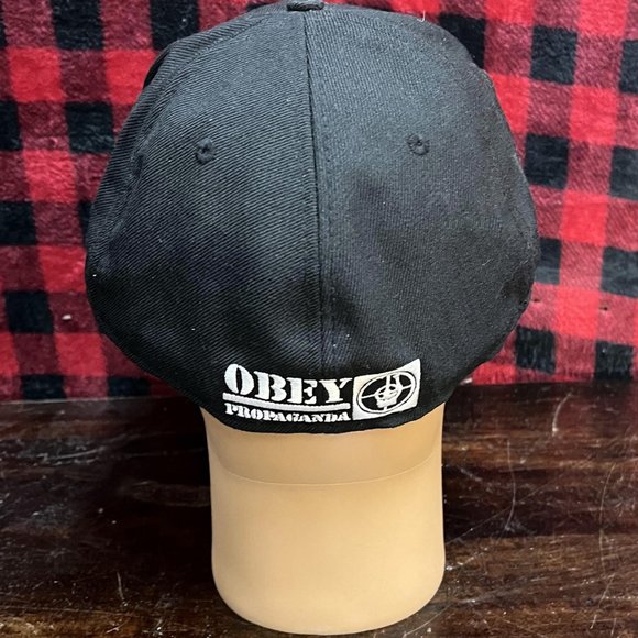 Vintage OBEY x Public Enemy x New Era 59fifty Mens 7½ Fitted Hip Hop Hat… - Picture 4 of 6
